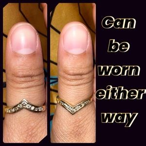 Chevron Thumb Ring